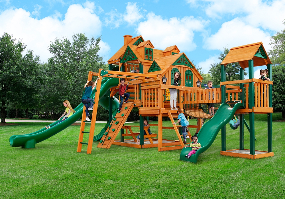 Residential Backyard Equipment - A-OK Playgrounds, Swing ...