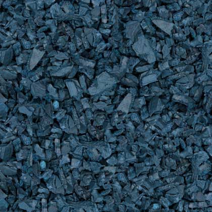 Rubber Mulch, Blue