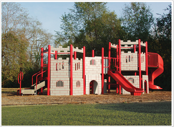 Castle 911-135B 436_4d commercial playground equipment, playground equipment, outdoor playground equipment