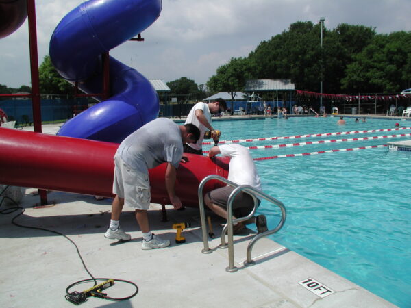 slide, water slide