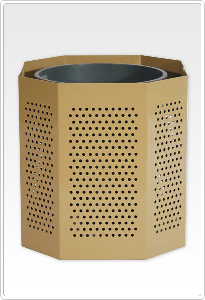 Perforated Steel Trash Can 55 Gal Perforated Steel Trash Can 55 Gal