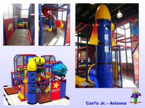 Restaurant Installations - Indoor Playground Equipment - Carls-Jr-Safford-Arizona