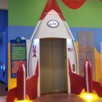 Elevator Rocket Facade, Columbia, SC playhouse