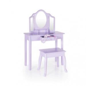 Lovely Lavender Vanity and Stool for playhouse