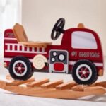 Red Hot Fire Engine Rocker for playhouse