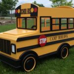school bus, playhouse