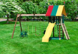 Swingset Model 175, Poly Jolly Retreat Swing Set