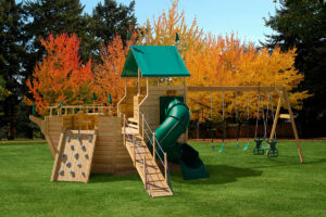 Swingset Model 907, Wood Admiral's Launch Playset, Swing Set
