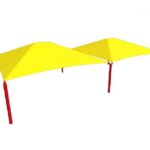 Shade Structure, Rectangular Multi Dome Hip Shade