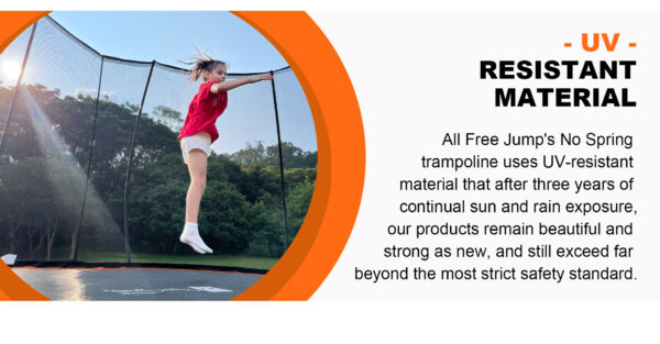 Trampoline: Round 14ft Springless with Enclosure - Image 5