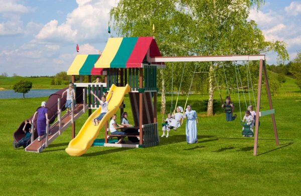 swingsets, swingset, swing sets, swing set, playset, play sets, play equipment, backyard swingset, backyard swing set