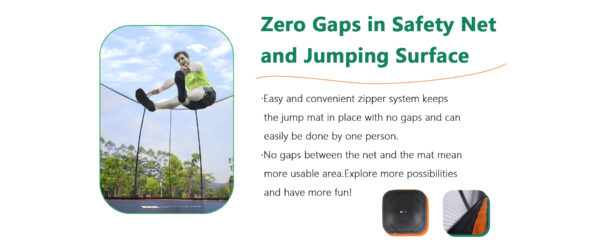 Trampoline: Square 11ft Springless with Enclosure - Image 3