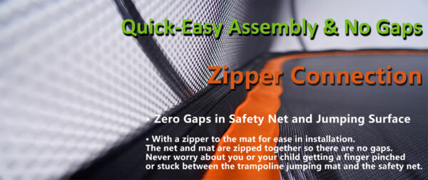 Trampoline: Round 8ft Springless with Enclosure - Image 3