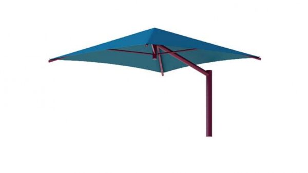square cantilever umbrella shade, shade structure, commercial shade structure, sail structure, custom shade structure, Commercial shade structures, shade canopy