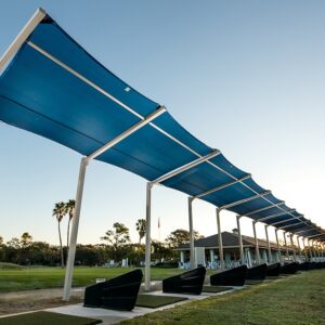 dugout cantilever shade, standard cantilever shade, suspended cantilever shade, T-cantilever shade, shade structure, commercial shade structure, sail structure, custom shade structure, Commercial shade structures, shade canopy