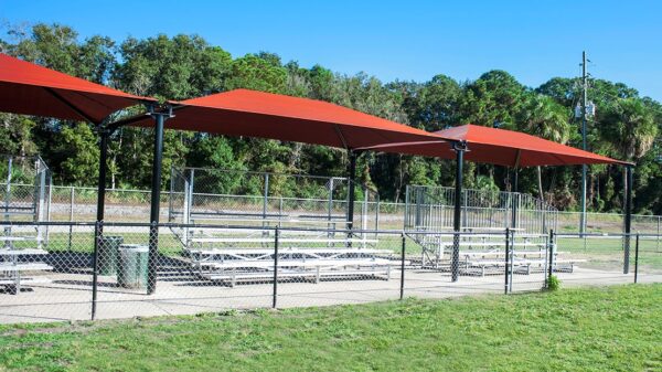 multi dome shade, shade structure, commercial shade structure, sail structure, custom shade structure, Commercial shade structures, shade canopy