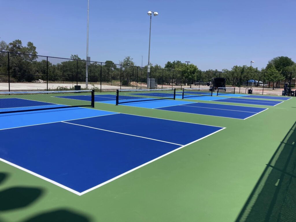 pickleball court construction, pickleball court resurfacing, pickleball court installation, basketball court construction, backyard basketball court resurfacing, basketball court installation, sport court construction, sport court installation