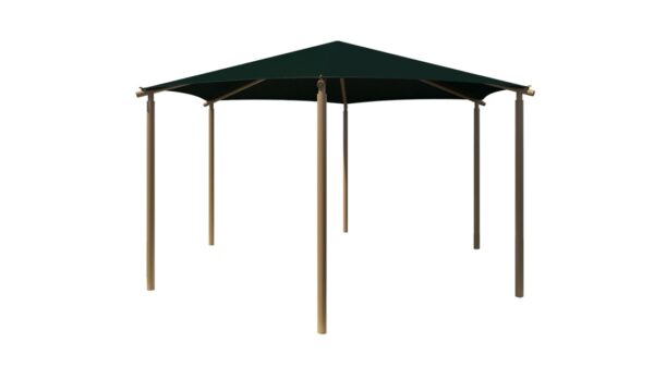 hexagon hip shade, shade structure, commercial shade structure, sail structure, custom shade structure, Commercial shade structures, shade canopy