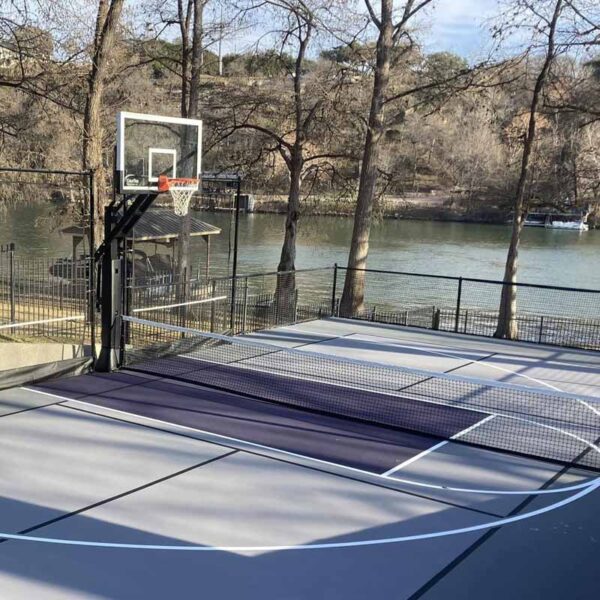 pickleball court construction, pickleball court resurfacing, pickleball court installation, basketball court construction, backyard basketball court resurfacing, basketball court installation, sport court construction, sport court installation