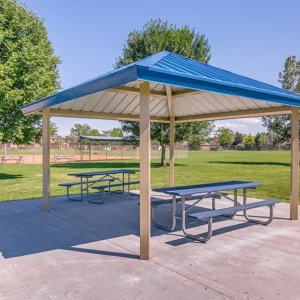 square shelter, commercial shelter, shade structure, commercial shade structure, shelter structure, custom shade structure, Commercial shelter structure, park shelter