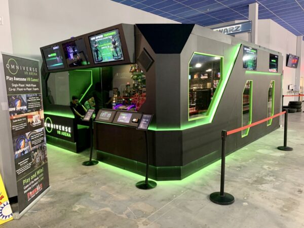See our Omni Arena, Omni One, Video Games, Virtual Reality, VR, video game virtual reality, virtual reality video game, virtual reality video games, fec, family entertainment center,