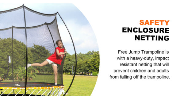 Trampoline: Round 14ft Springless with Enclosure - Image 9
