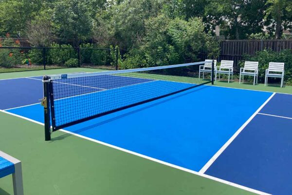 pickleball court construction, pickleball court resurfacing, pickleball court installation, basketball court construction, backyard basketball court resurfacing, basketball court installation, sport court construction, sport court installation