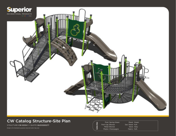 Child Works CW-0034-1 - Modular Playground Equipment - Image 2