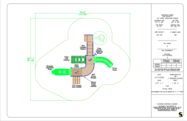 Child Works CW-0034-1 - Modular Playground Equipment - Image 5