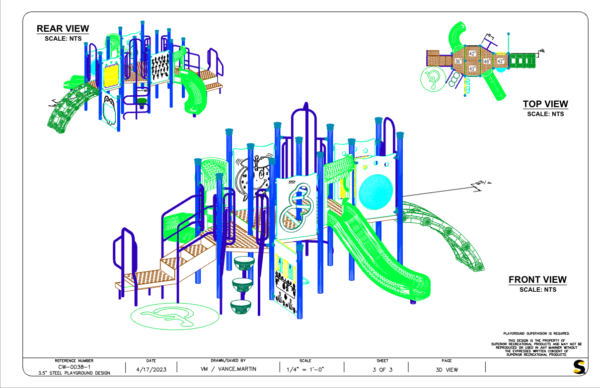 Child Works CW-0038-1 - Modular Playground Equipment - Image 5