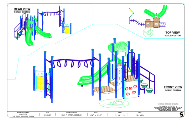 Child Works CW-0058 - Modular Playground Equipment - Image 5