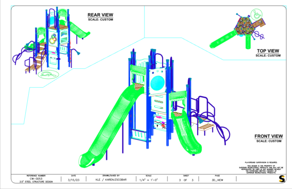 Child Works CW-0053 - Modular Playground Equipment - Image 4