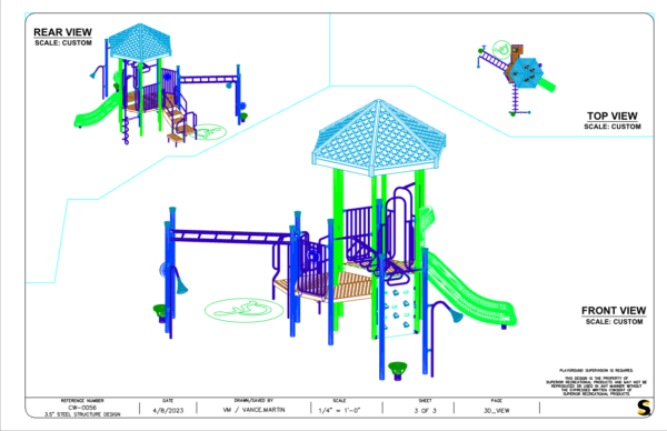 Child Works CW-0056 - Modular Playground Equipment - Image 4