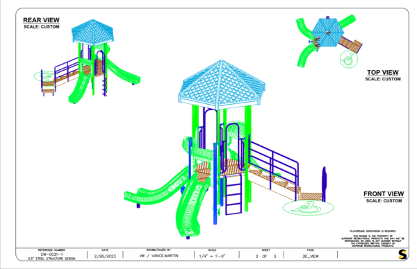 Child Works CW-0031-1 - Modular Playground Equipment - Image 3