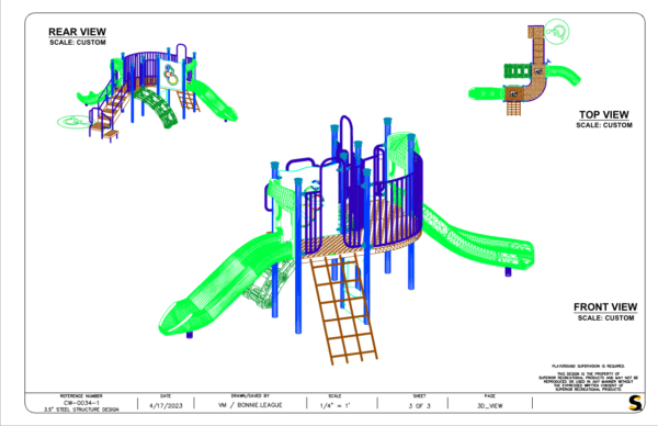 Child Works CW-0034-1 - Modular Playground Equipment - Image 4