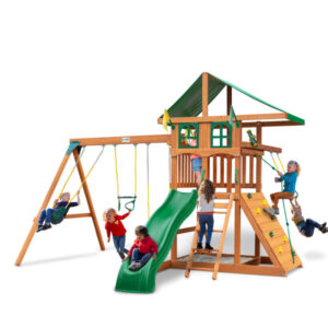 Outing Treehouse w/ Tarp & Trapeze Arm (Gorilla Playsets)