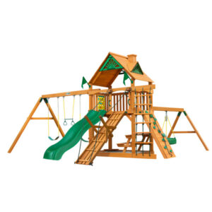 Frontier w/ Amber Posts and Standard Wood Roof (Gorilla Playsets)