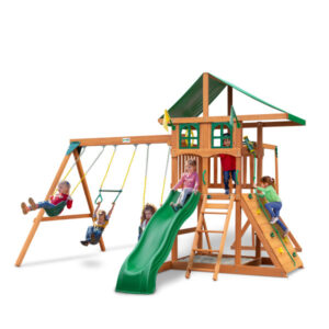 Outing Treehouse w/ Tarp & Monkey Bars (Gorilla Playsets)