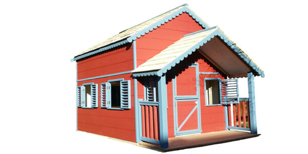 Playhouse: Cottage 6 x 6 with Loft and Covered Front Porch