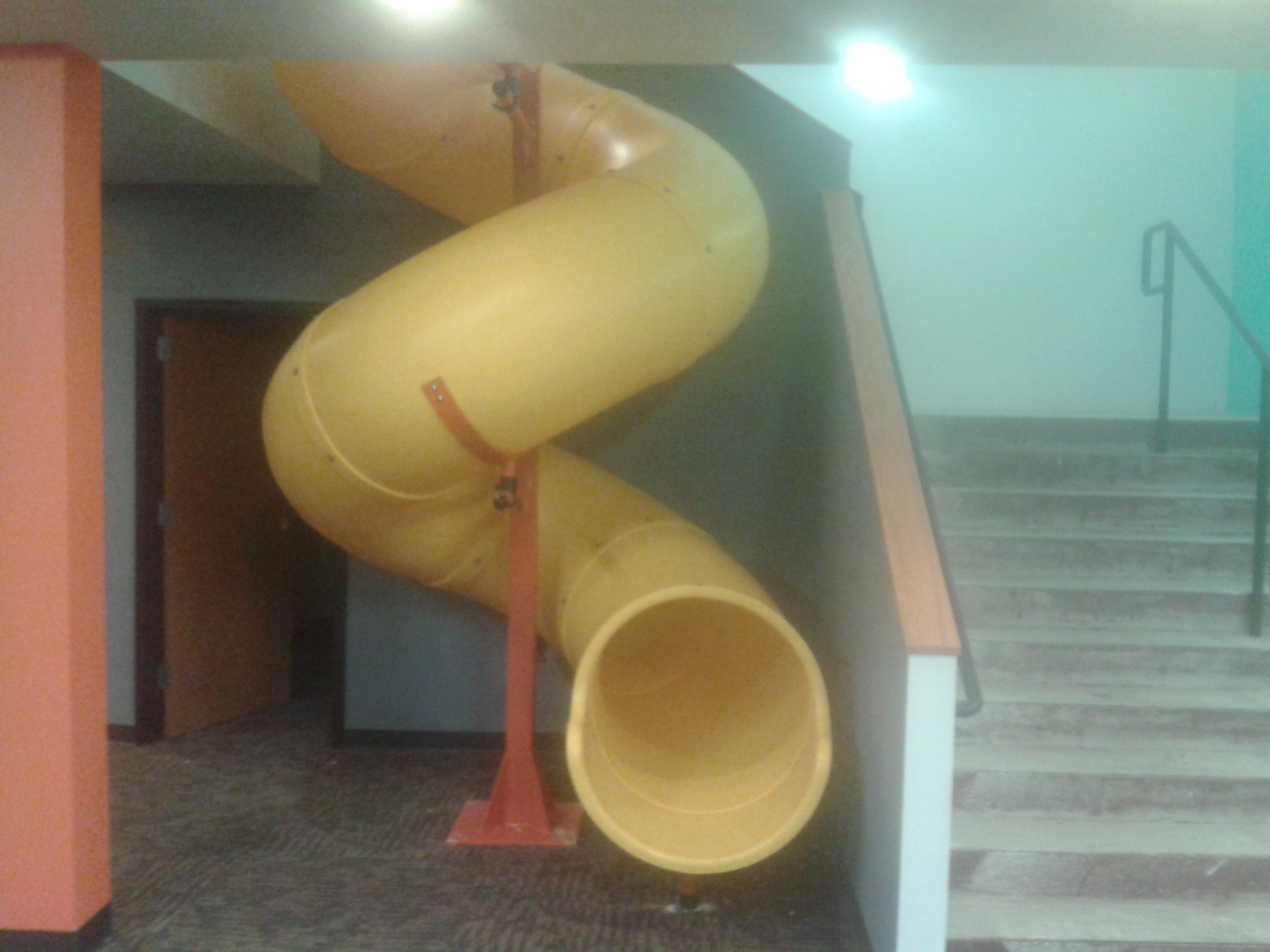 10 ft 6 in Deck Height Custom Indoor Slide (view 2)