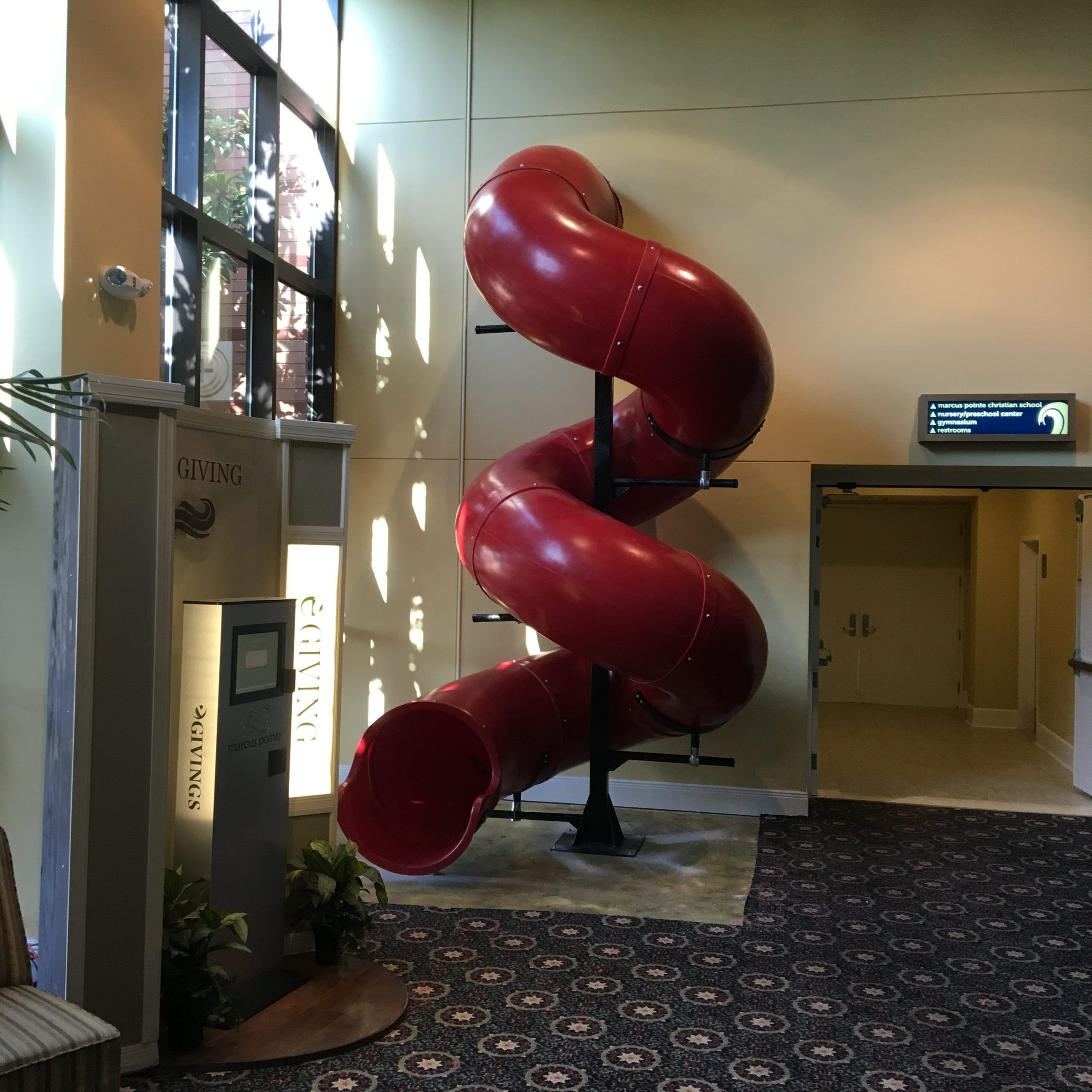 12 ft 8 in Deck Height Custom Indoor Slide (view 3)