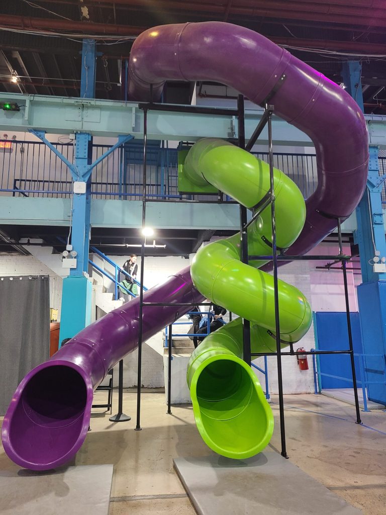 13.5 ft and 19.5 ft Deck Height Custom Indoor Slide