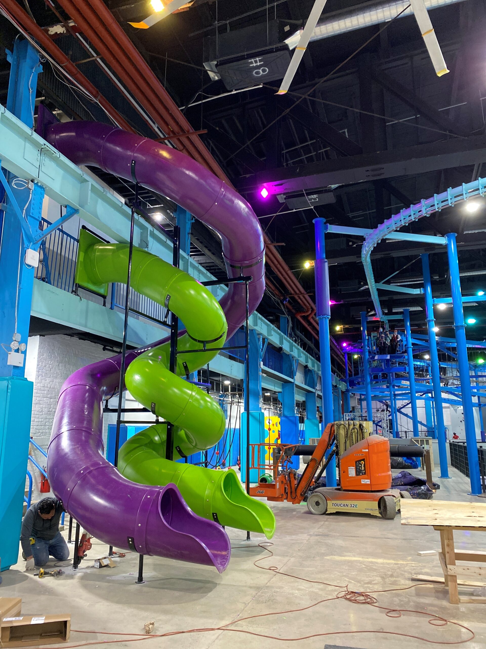 13.5 ft and 19.5 ft Deck Height Custom Indoor Slide (view 3)