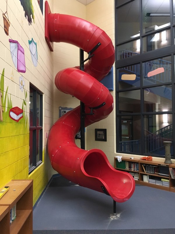 13 ft 10 in Deck Height Custom Indoor Slide