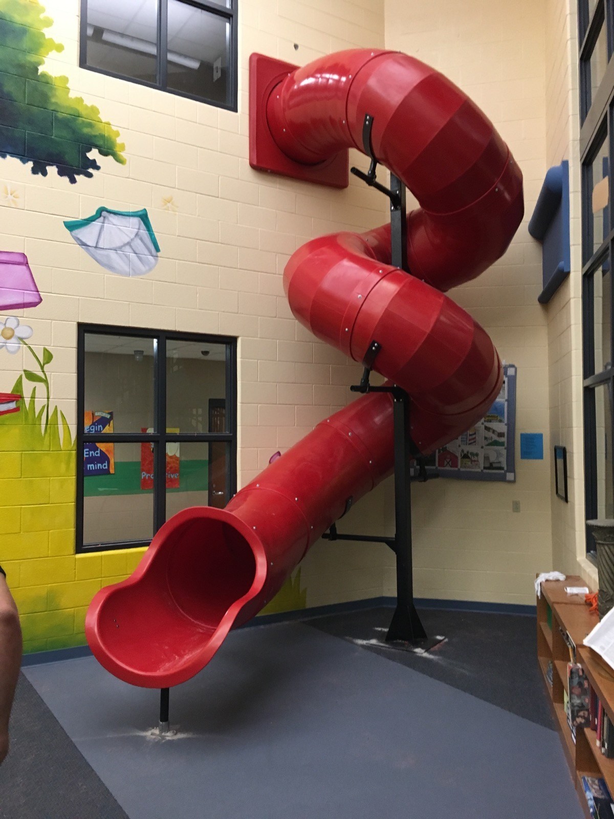 13 ft 10 in Deck Height Custom Indoor Slide (view 2)