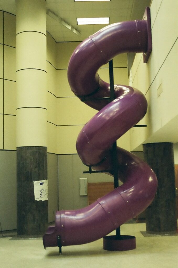 15 ft Deck Height Custom Indoor Slide (view 2)