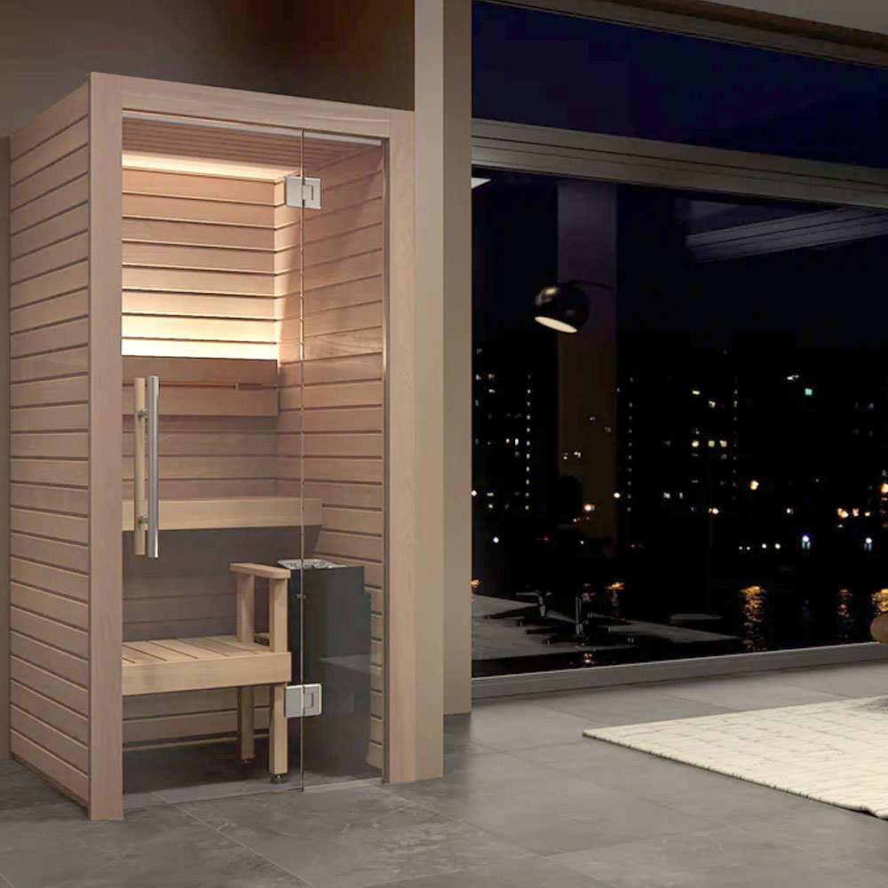 Auroom Cala Glass Mini Indoor Sauna Kit | Up to 4 People (view 5)