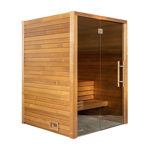 Auroom Cala Wood Indoor Sauna Kit | 2-3 Person Thermo-Aspen (view 4)