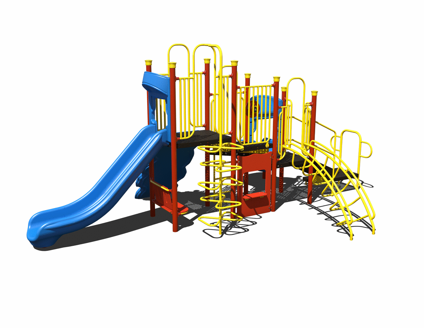 CW-0001-1 Commercial Modular Play Structure | Ages 5-12 | Capacity 24