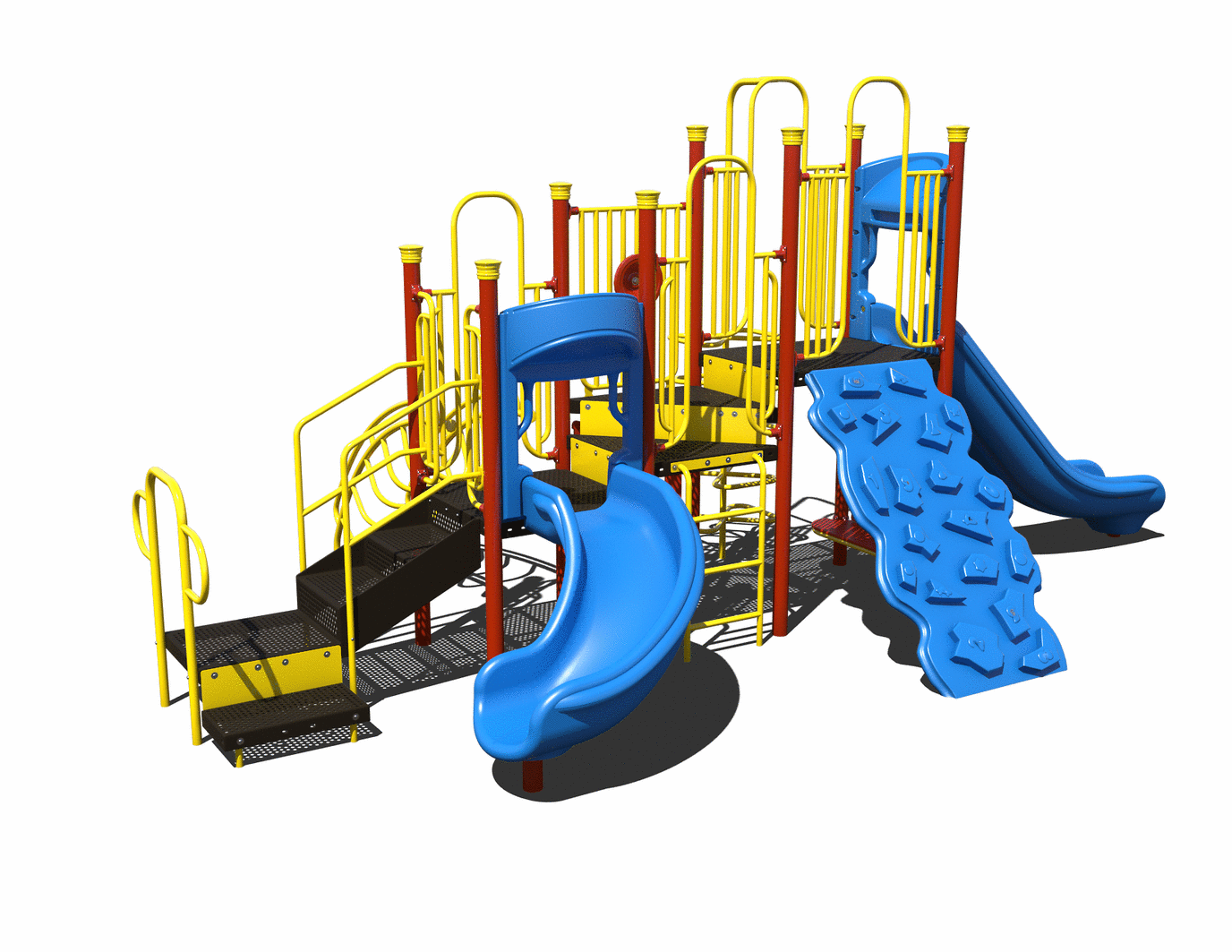CW-0001-1 Commercial Modular Play Structure | Ages 5-12 | Capacity 24 (view 2)